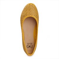 Жълти балетни обувки 9