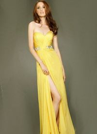 žluté šaty 2013 4