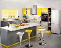 9. Жълта кухня