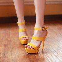 Żółte sandały 1