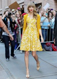 žuta ljetna haljina 6