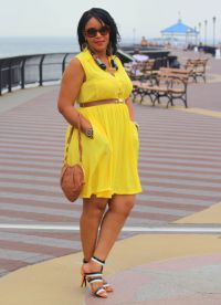 žluté letní šaty 9