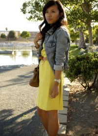 žluté letní šaty 10